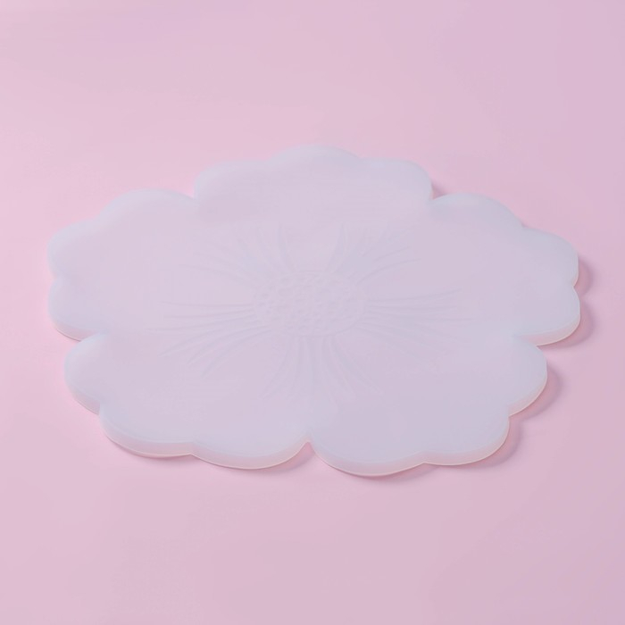 Молд Доляна «Петуния», силикон, d=34 см, прозрачный