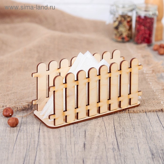 Салфетница  Салфетница "Забор", 16х8 см
