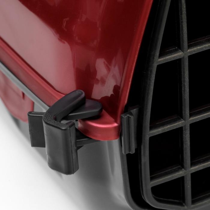 Переноска для животных  Переноска для животных "Сириус", 33,5 х 31 х 50 см, красный перламутр