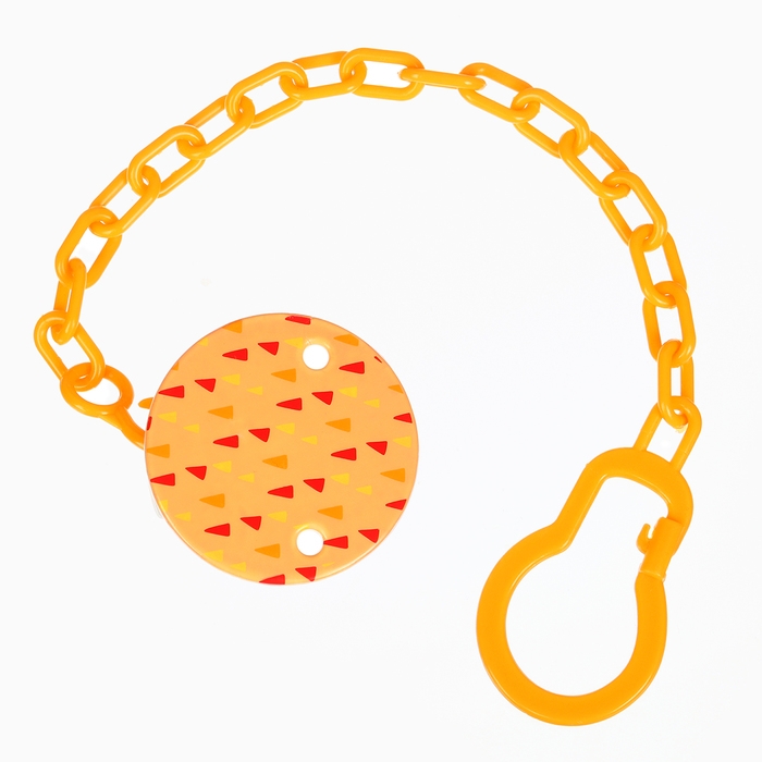 Набор: Соска - пустышка с держателем «Черепаха», анатомическая +6 мес, цвет желтый Набор: Соска - пустышка с держателем «Черепаха», анатомическая +6 мес, цвет желтый