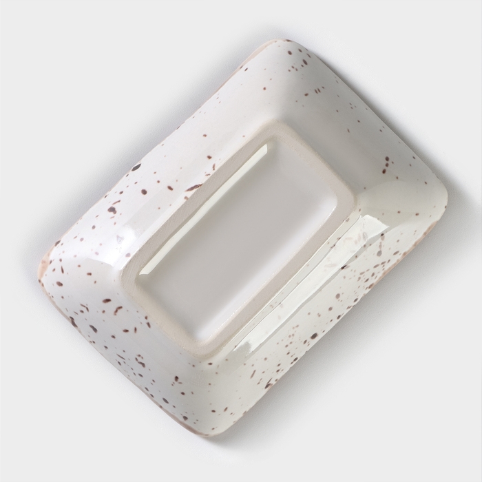 Соусник фарфоровый под соевый соус Punto bianca, 50 мл, 9,5×7 см Соусник фарфоровый под соевый соус Punto bianca, 50 мл, 9,5×7 см