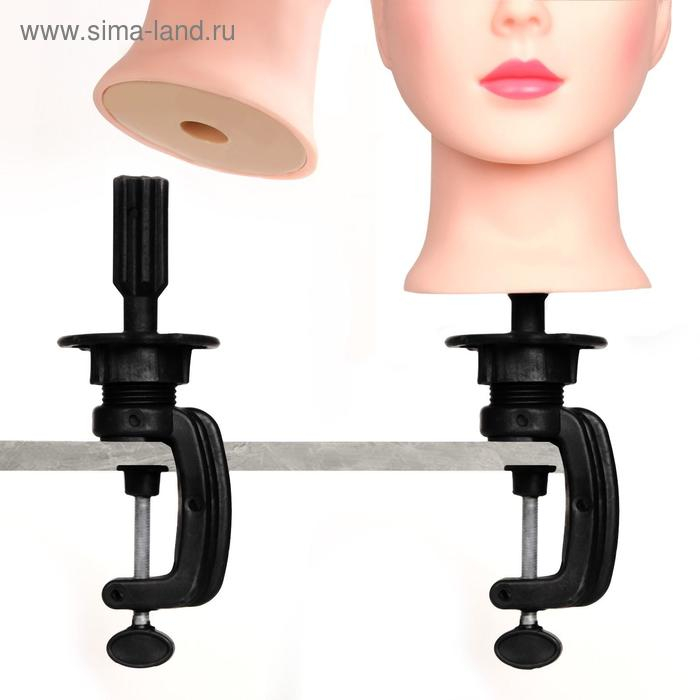 Голова учебная, искусственный волос, 55-60 см, без штатива, цвет блонд Голова учебная, искусственный волос, 55-60 см, без штатива, цвет блонд