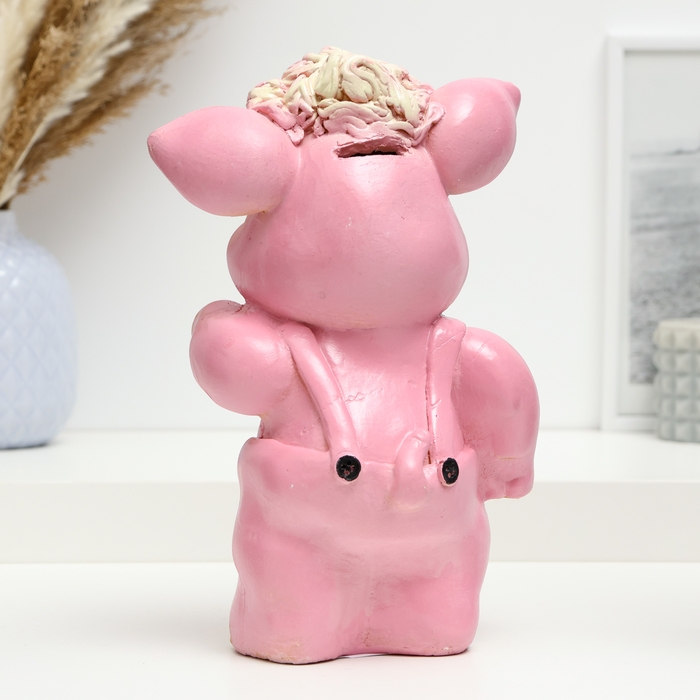 Копилка Копилка "Поросенок с кудряшками" 22х13х7см