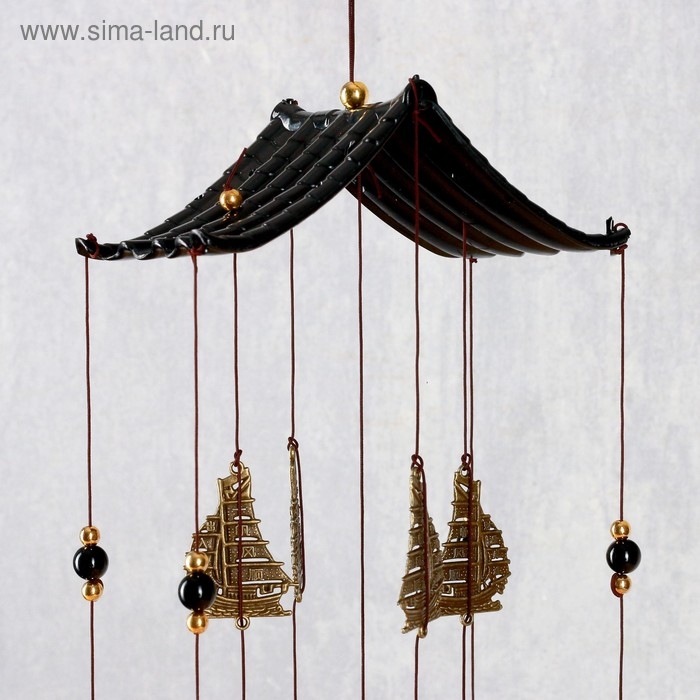 Музыка ветра металл Музыка ветра металл "Корабли" 8 колокольчиков 60 см