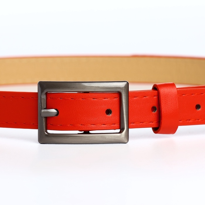 Ремень жен 01-01-03-01 Июнь15, 1,1*0,3*110 см, пряжка т-металл, 1 прокол, красный Ремень жен 01-01-03-01 Июнь15, 1,1*0,3*110 см, пряжка т-металл, 1 прокол, красный
