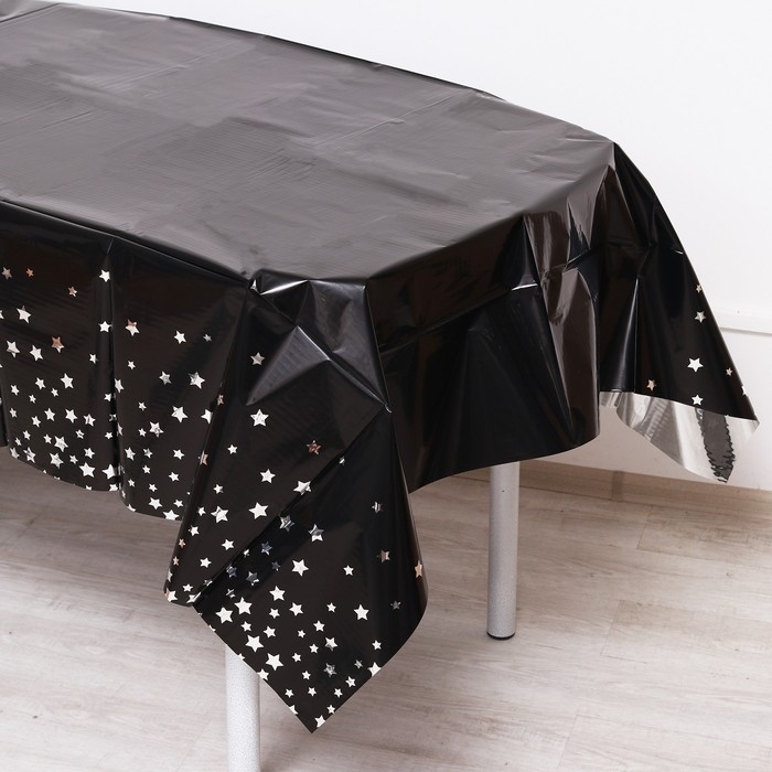 Скатерть «Звёзды», 137 × 183 см, цвет серебро Скатерть «Звёзды», 137 × 183 см, цвет серебро