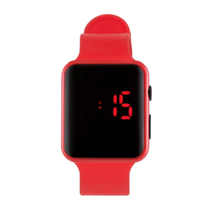 Часы наручные электронные с силиконовым ремешком Часы наручные электронные с силиконовым ремешком