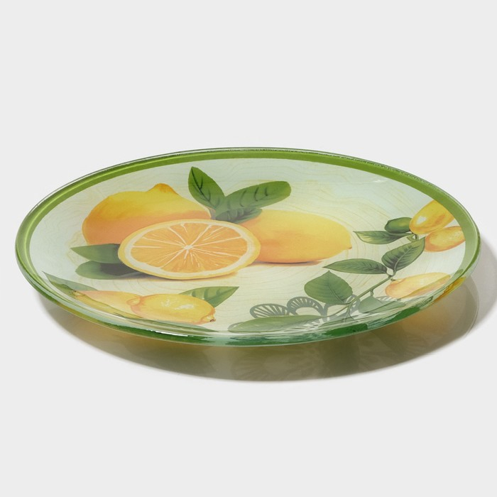 Набор тарелок стеклянных Доляна «Дольче», 19 предметов: 6 десертных тарелок, 6 обеденных тарелок, 6 мисок, салатник Набор тарелок стеклянных Доляна «Дольче», 19 предметов: 6 десертных тарелок, 6 обеденных тарелок, 6 мисок, салатник