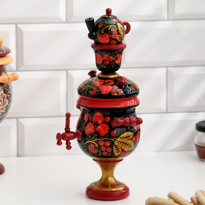 Сувенир «Самовар», хохлома Сувенир «Самовар», хохлома