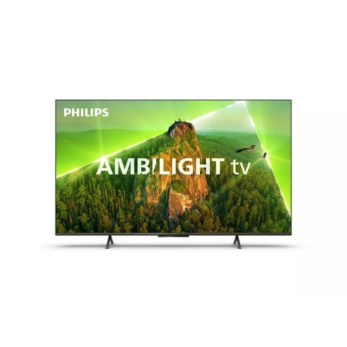 Телевизор PHILIPS 50PUS8108/60, 50 Телевизор PHILIPS 50PUS8108/60, 50", 3840x2160, DVB-T2/C2/S2, HDMI 3, USB 2, чёрный
