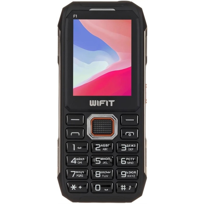 Сотовый телефон Wifit WIPHONE F1, 2.4 Сотовый телефон Wifit WIPHONE F1, 2.4", 2 sim, 32Мб, 2000 мАч, чёрный