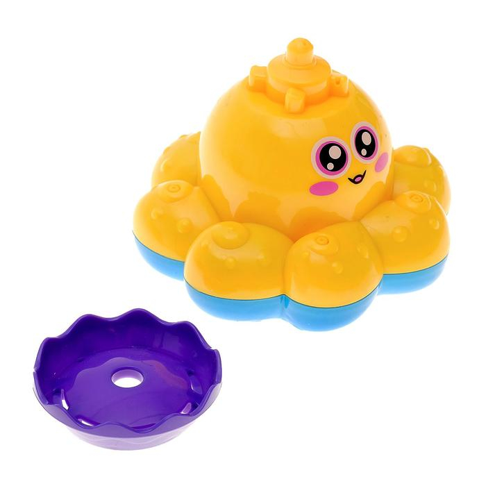 Игрушка для ванны «Осьминожка - фонтанчик», кружится, на батарейках, цвет МИКС, Крошка Я Игрушка для ванны «Осьминожка - фонтанчик», кружится, на батарейках, цвет МИКС, Крошка Я