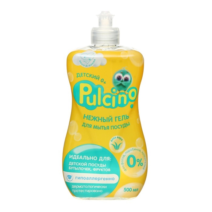 Гель для мытья посуды Pulcino 0+ 0,5 л Гель для мытья посуды Pulcino 0+ 0,5 л