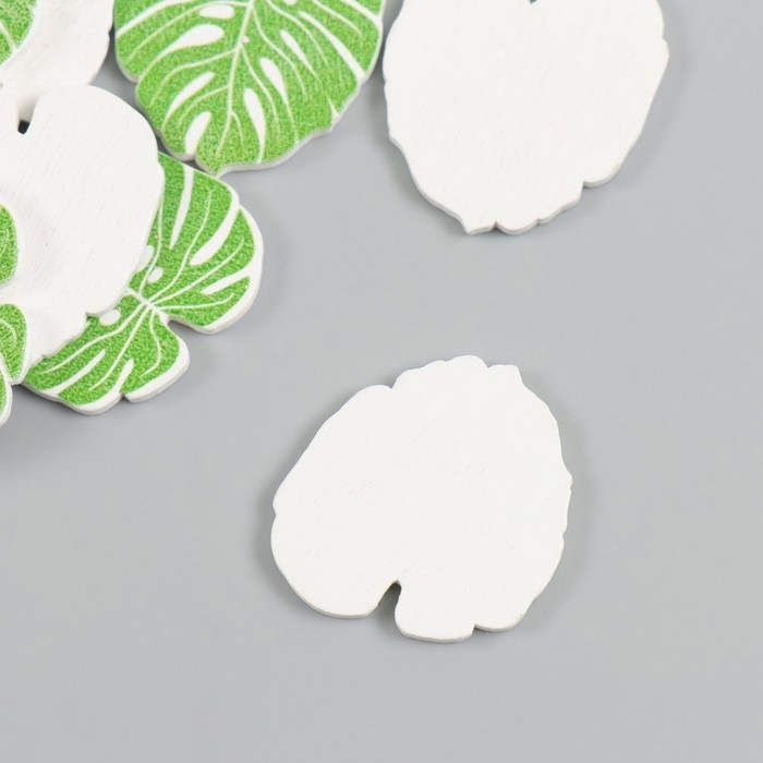 Декор для творчества дерево Декор для творчества дерево "Пальмовые листья" набор 20 шт 2,5х2,8 см