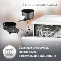 Мультиварка Moulinex CE620D32, 1000 Вт, 5 л, 22 программы, керамическое покрытие, чёрная