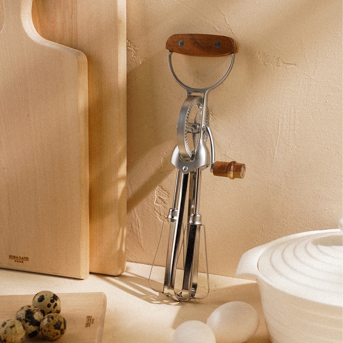 Венчик ручной SL Home Rueda, 30,5×11×7,5 см, цвет серебристый Венчик ручной SL Home Rueda, 30,5×11×7,5 см, цвет серебристый