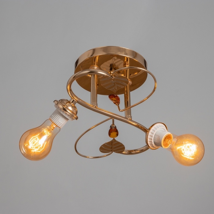 Люстра Люстра "Дорис" бп 2х40Вт Е27 Золото МОДЕЛЬ: 2679462