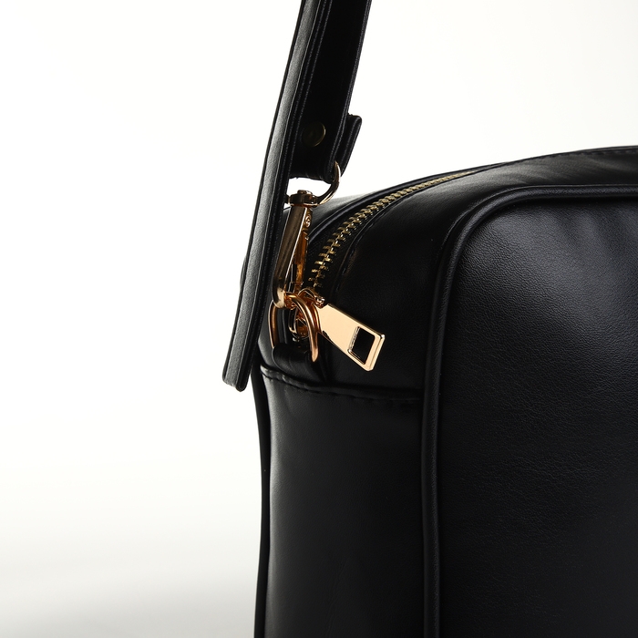 Сумка женская через плечо TEXTURA, маленького размера, цвет чёрный Сумка женская через плечо TEXTURA, маленького размера, цвет чёрный