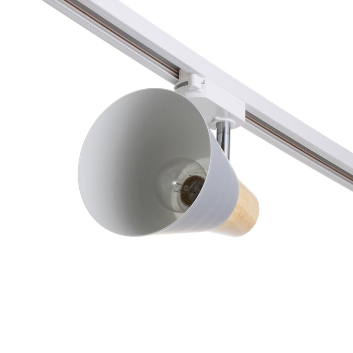 Светильник трековый Светильник трековый "Паулина" Е27 40Вт серый 16х12х18см