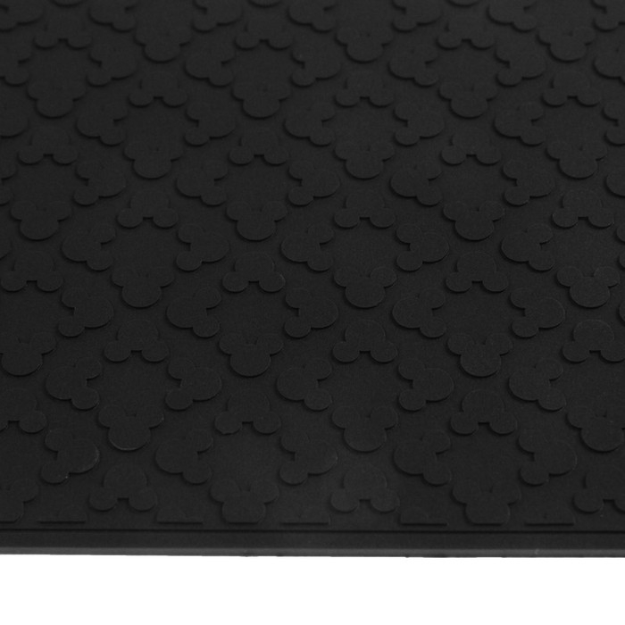 Коврик противоскользящий 20×13 см, пиксели, черный Коврик противоскользящий 20×13 см, пиксели, черный