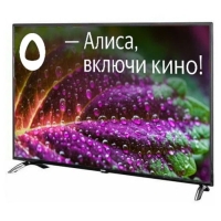 Телевизор Doffler 50KUS65, 50", 3840x2160, DVB-T/T2/C/S2, HDMI 3, USB 2, Smart TV, чёрный