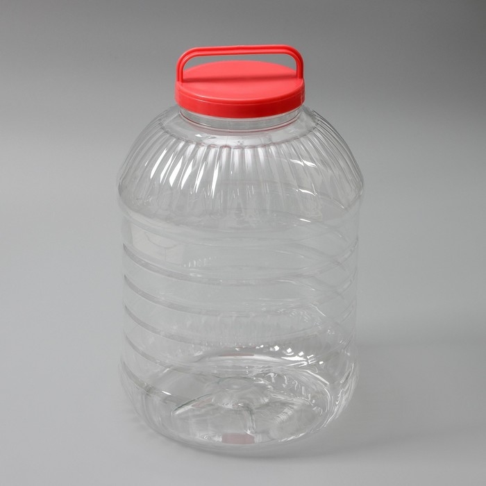 Бидон для хранения продуктов, пластик, 10 л, цвет МИКС