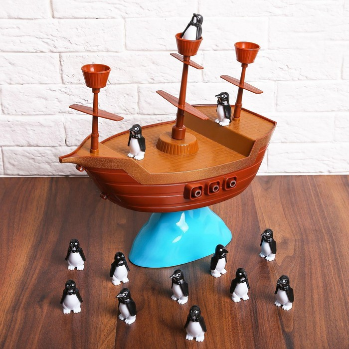 Настольная игра на логику «Пингвины, на абордаж», 2-4 игрока, 5+ Настольная игра на логику «Пингвины, на абордаж», 2-4 игрока, 5+