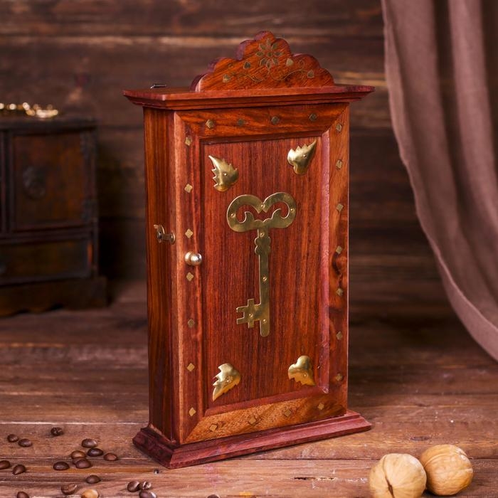 Ключница дерево Ключница дерево "Ключ" 28х16х6 см