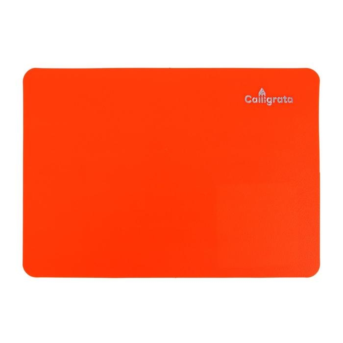 Доска для лепки пластиковая А5 Calligrata  Доска для лепки пластиковая А5 Calligrata "Яркое творчество", неон апельсиновый