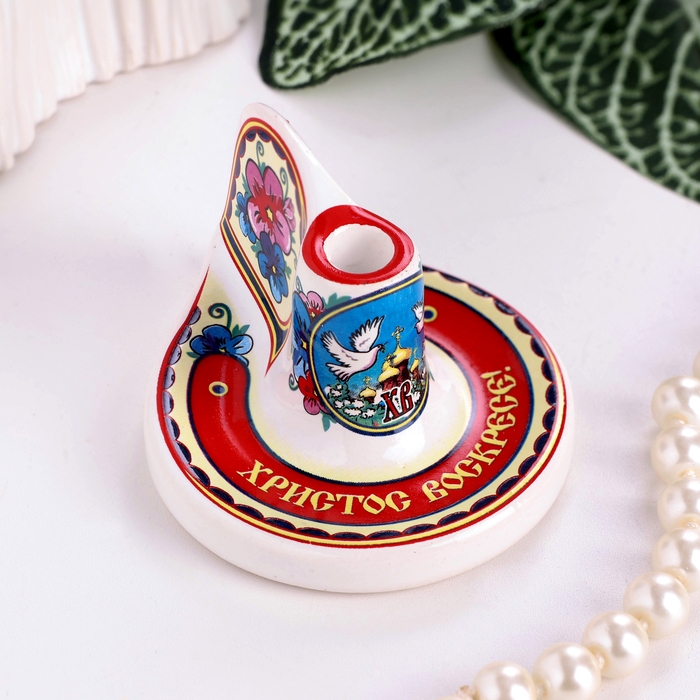 Подсвечник, на блюдце, малый Подсвечник, на блюдце, малый