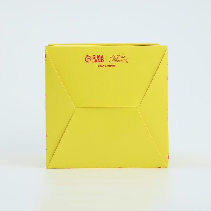 Коробка подарочная складная с 3D эффектом, упаковка, «С Днем рождения!», 11 х 11 х 13 см Коробка подарочная складная с 3D эффектом, упаковка, «С Днем рождения!», 11 х 11 х 13 см