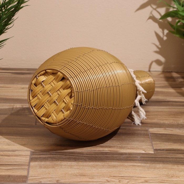 Ваза плетёная, напольная 28х28х60 см Ваза плетёная, напольная 28х28х60 см