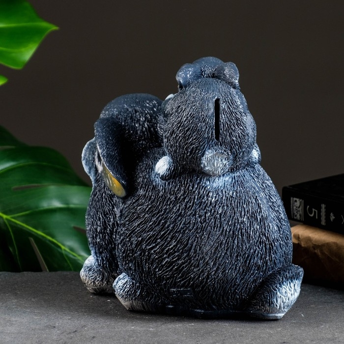 Копилка Копилка "Зайчиха с зайчонком" 15х8х10см