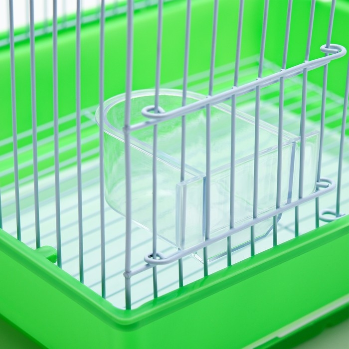 Клетка для птиц укомплектованная Bd-1/1d, 30 х 23 х 39 см, зелёная Клетка для птиц укомплектованная Bd-1/1d, 30 х 23 х 39 см, зелёная