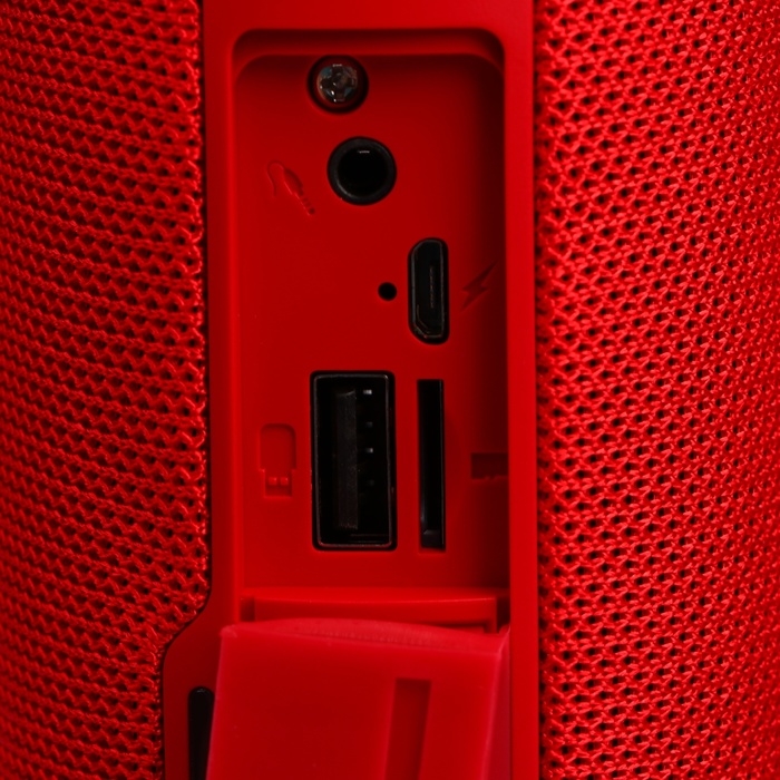 Портативная колонка Hoco HC16, 10 Вт, BT 5.3, FM, AUX, 1200 мАч, красная Портативная колонка Hoco HC16, 10 Вт, BT 5.3, FM, AUX, 1200 мАч, красная