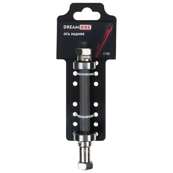 Ось задняя Dream Bike, под эксцентрик, 3/8 Ось задняя Dream Bike, под эксцентрик, 3/8" 145 мм, промышленный подшипник, OLD 100