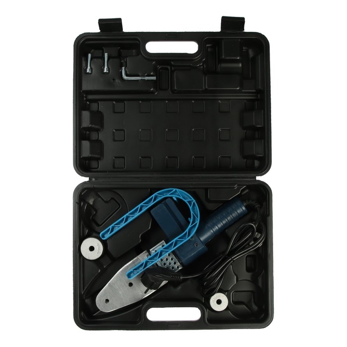 Аппарат для сварки пластиковых труб ТУНДРА, 1200 Вт, комплект насадок 20-32 мм, 0-300°, кейс   91355 Аппарат для сварки пластиковых труб ТУНДРА, 1200 Вт, комплект насадок 20-32 мм, 0-300°, кейс   91355