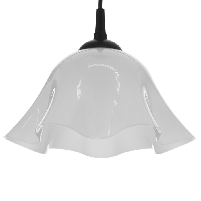 Люстра Люстра "Ирис" 1х15Вт Е27 МОДЕЛЬ: BR 00260 черный/белый 28х28х14см