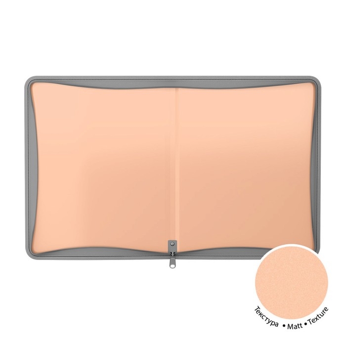 Папка для тетрадей на молнии А4, ErichKrause Папка для тетрадей на молнии А4, ErichKrause "Diagonal Neon", до 250 листов, микс