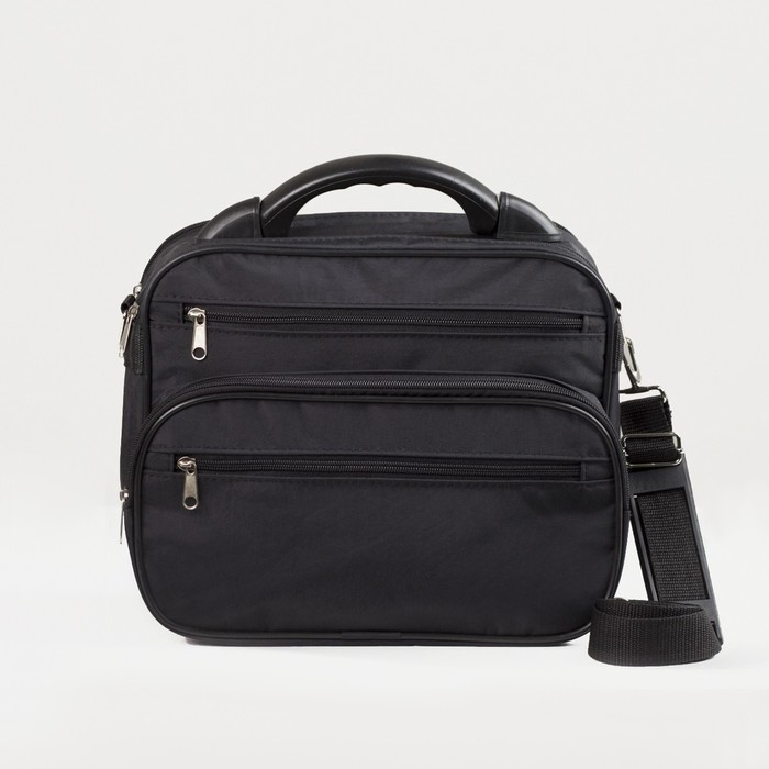 Сумка мужская «ЗФТС», цвет чёрный Сумка мужская «ЗФТС», цвет чёрный