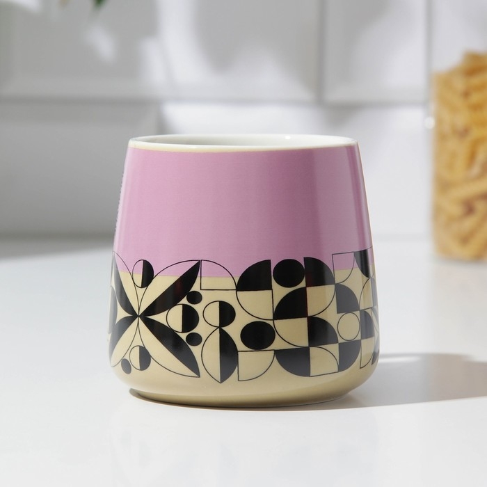 Кружка керамическая «Каждый новый день», 350 мл, цвет бежевый Кружка керамическая «Каждый новый день», 350 мл, цвет бежевый