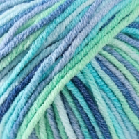 Пряжа "Jeans crazy" 55% хлопок, 45% акрил 160м/50гр (7204  принт)