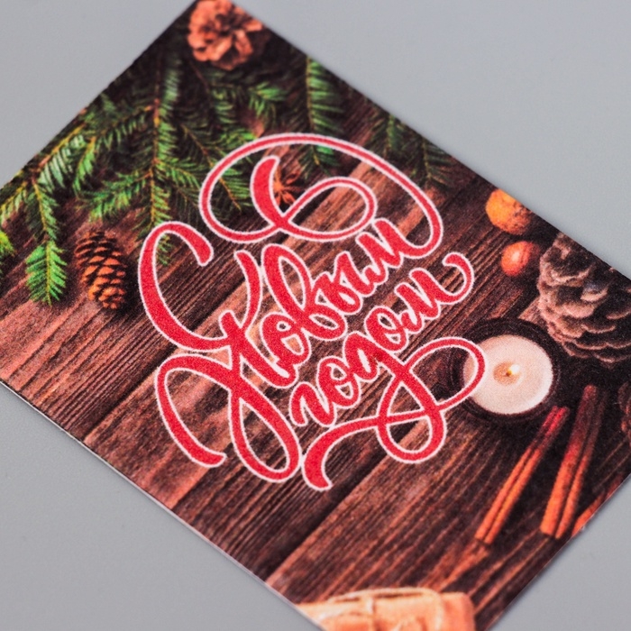 Набор открыток с семенами  Набор открыток с семенами "Вырасти сам" "С новым годом" 5*7см 3 шт