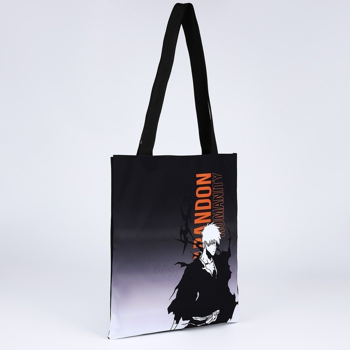 Шопер «Ичиго», 35х0.5х40 см, отдел без молнии, без подклада, чёрный Шопер «Ичиго», 35х0.5х40 см, отдел без молнии, без подклада, чёрный