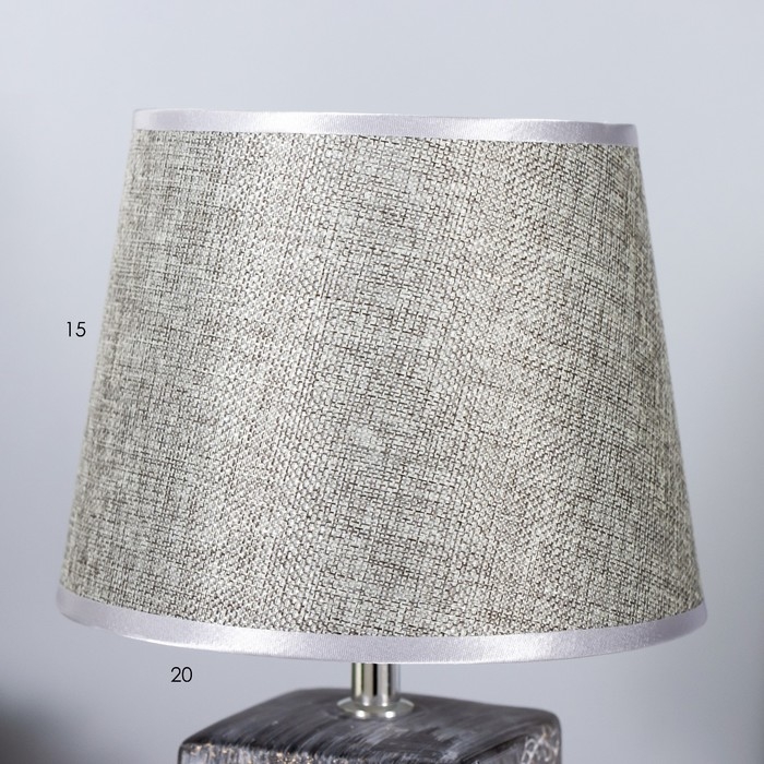 Настольная лампа Настольная лампа "Джосин" Е14 40Вт серый 20х20х34 см RISALUX