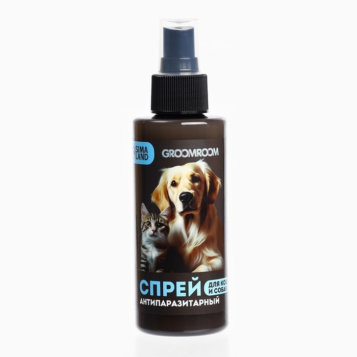 Спрей от паразитов «Groomroom» для кошек и собак, 150 мл