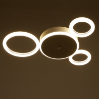 Люстра с ПДУ 2033/3 LED 68Вт белый 47х40х4,5 см BayerLux