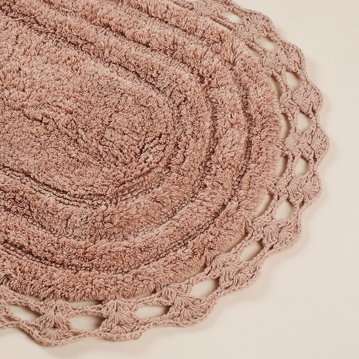 Ковер для ванны SL Home, хлопок, 60×90 см, цвет мокко Ковер для ванны SL Home, хлопок, 60×90 см, цвет мокко