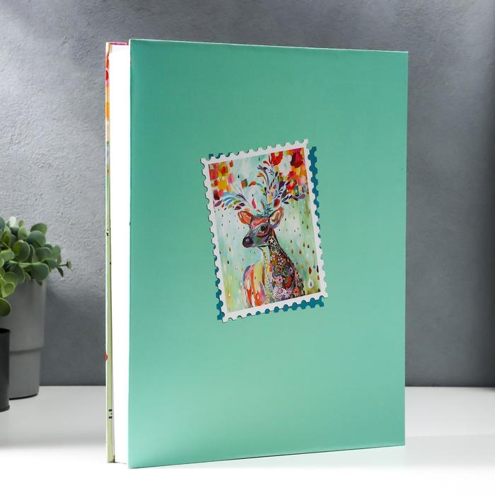 Фотоальбом на 400 фото 10х15 Фотоальбом на 400 фото 10х15 "Красочный олень"