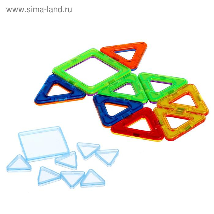 Конструктор магнитный «Геометрические фигуры», 18 деталей Конструктор магнитный «Геометрические фигуры», 18 деталей